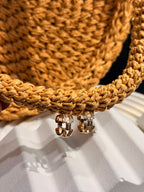 Xuping Zincir Halka Taşlı Model Küpe