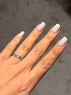 Nazar Boncuk Model Ayarlanabilir Yüzük Silver