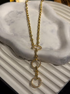 14k Altın Kaplama Tasarım Kolye