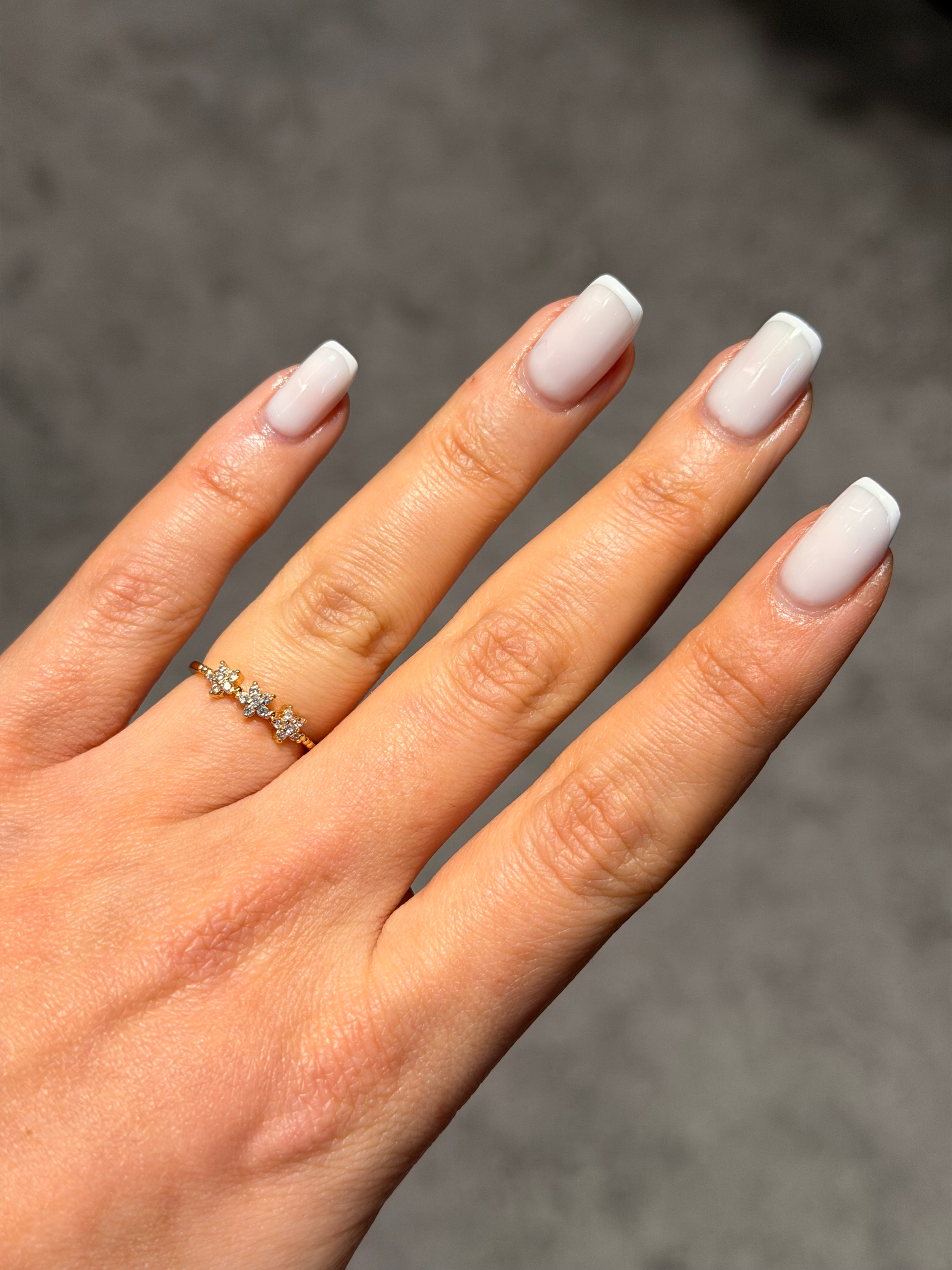 Mini 3 Çiçek Model Ayarlanabilir Yüzük Gold Ürün ana görseli