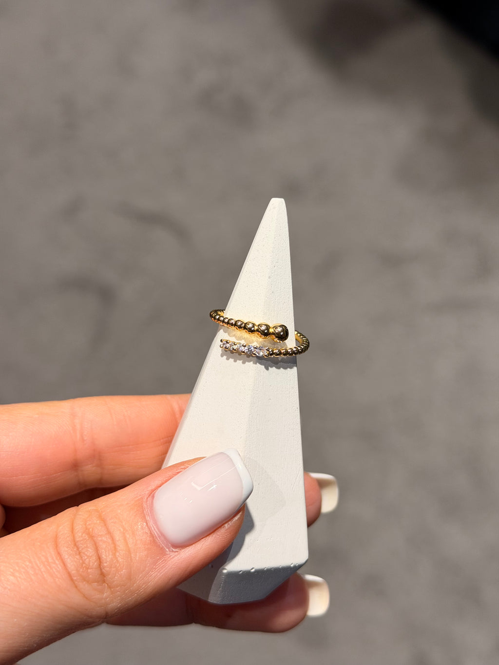 Tasarım Model Ayarlanabilir Yüzük Gold