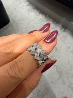 Tasarım Pırlanta Taş Model Ayarlanabilir Yüzük