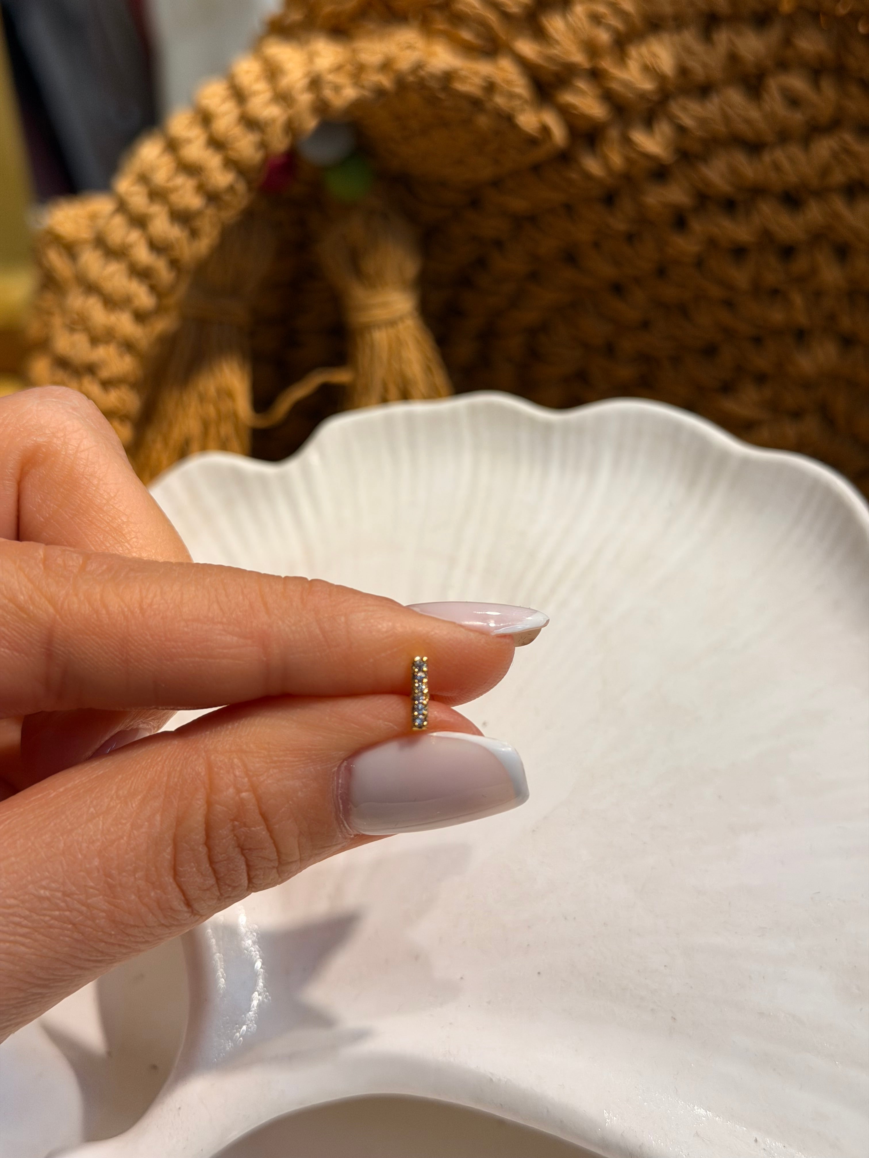 Çubuk Model Cerrahi Piercing Gold