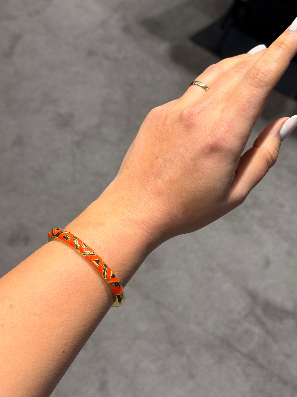 Renkli Detaylı Kelepçe Bileklik