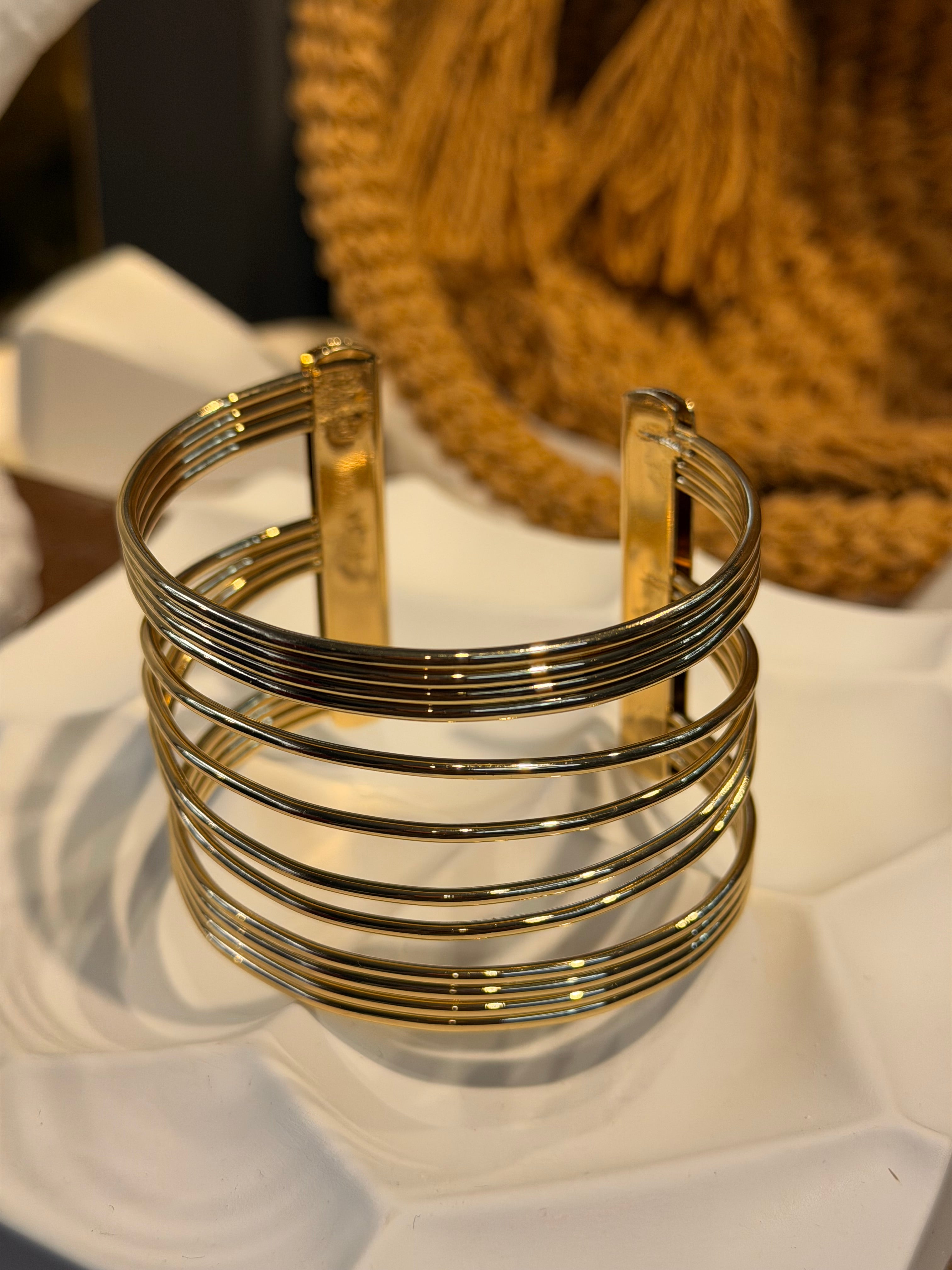 Golden Flow Manşet Bileklik