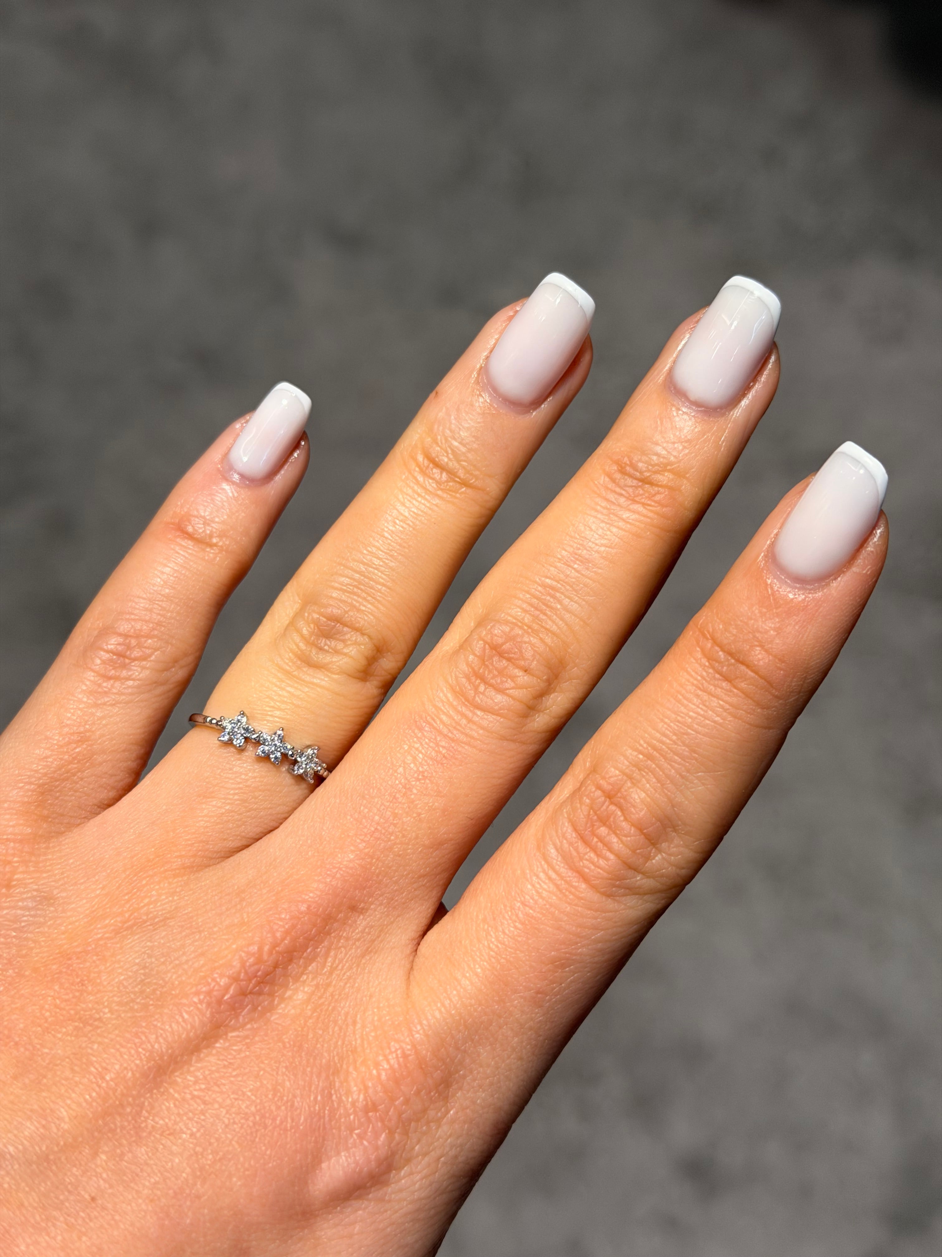 Mini 3 Çiçek Model Ayarlanabilir Yüzük Silver Ürün ana görseli