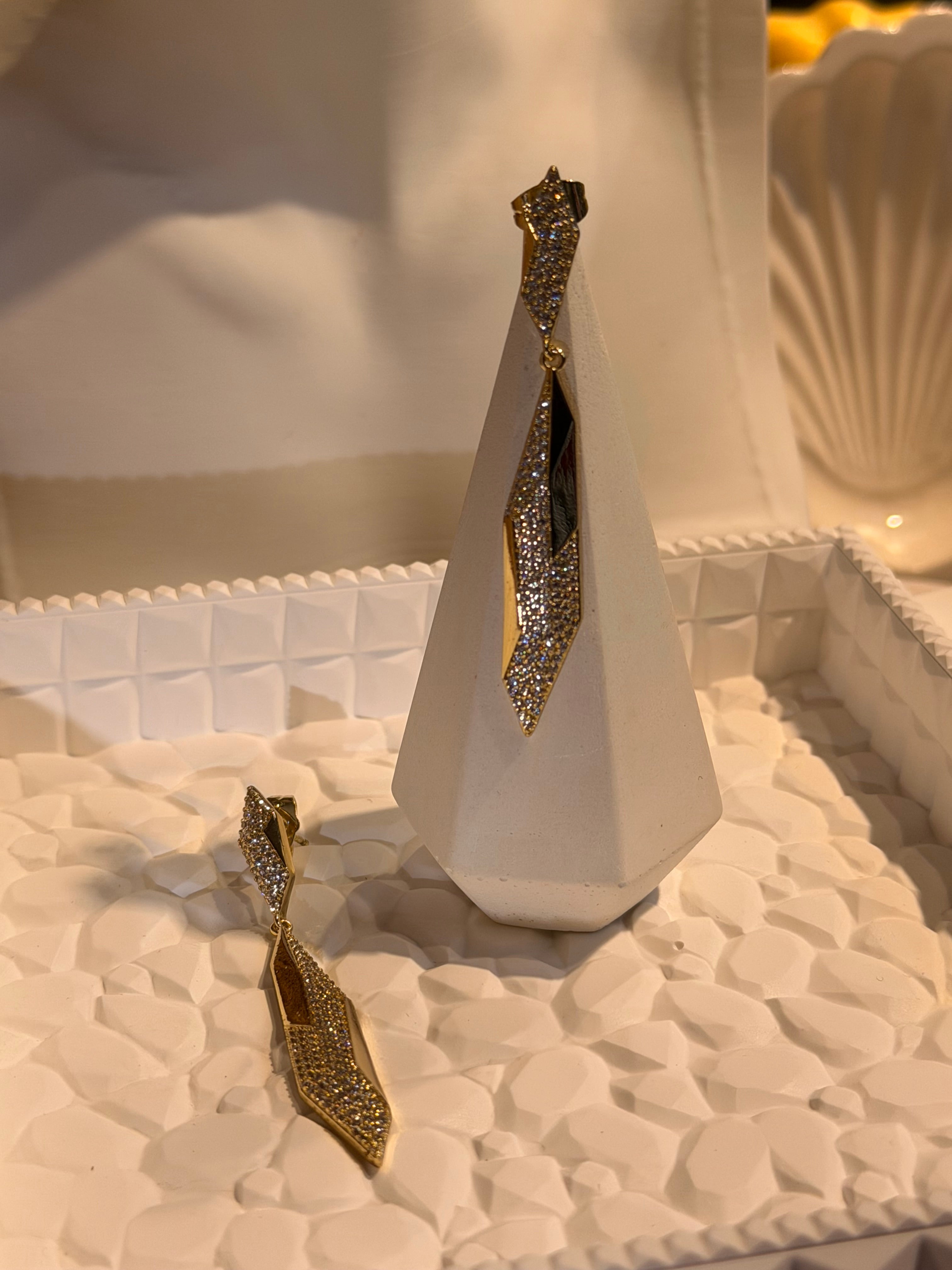 Xuping Vıntage Modern Stil Küpe Ürün ana görseli