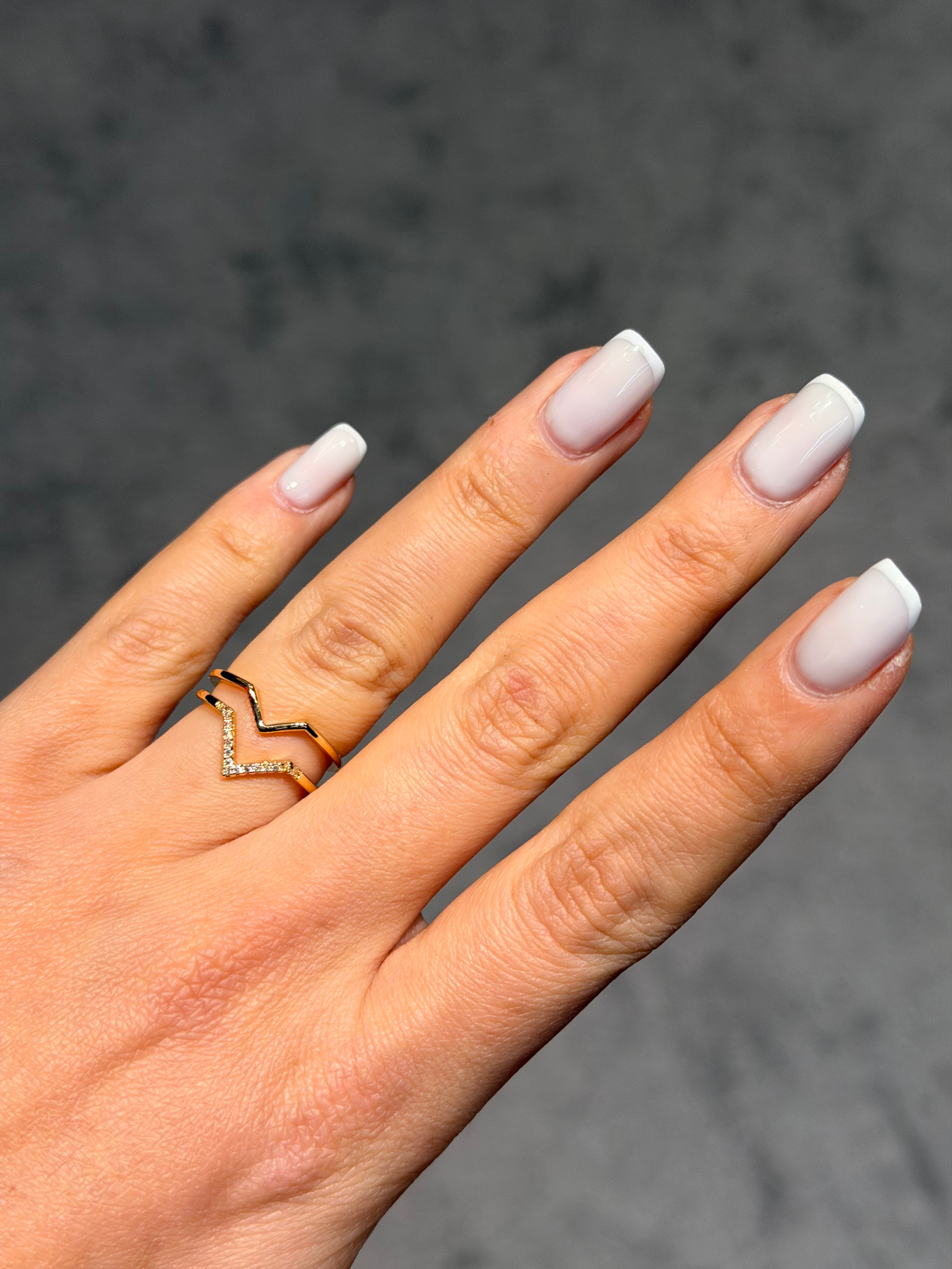 Zikzak Model Ayarlanabilir Yüzük Gold Ürün ana görseli