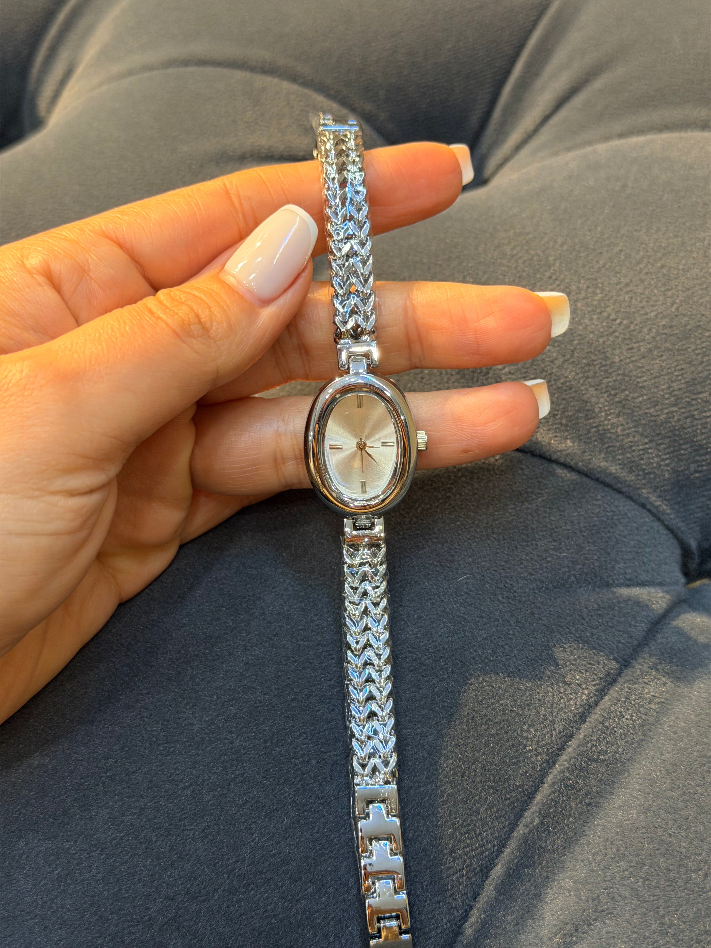 Vintage Model Paslanmaz Çelik Kadın Saat Silver Ürün ikincil görseli