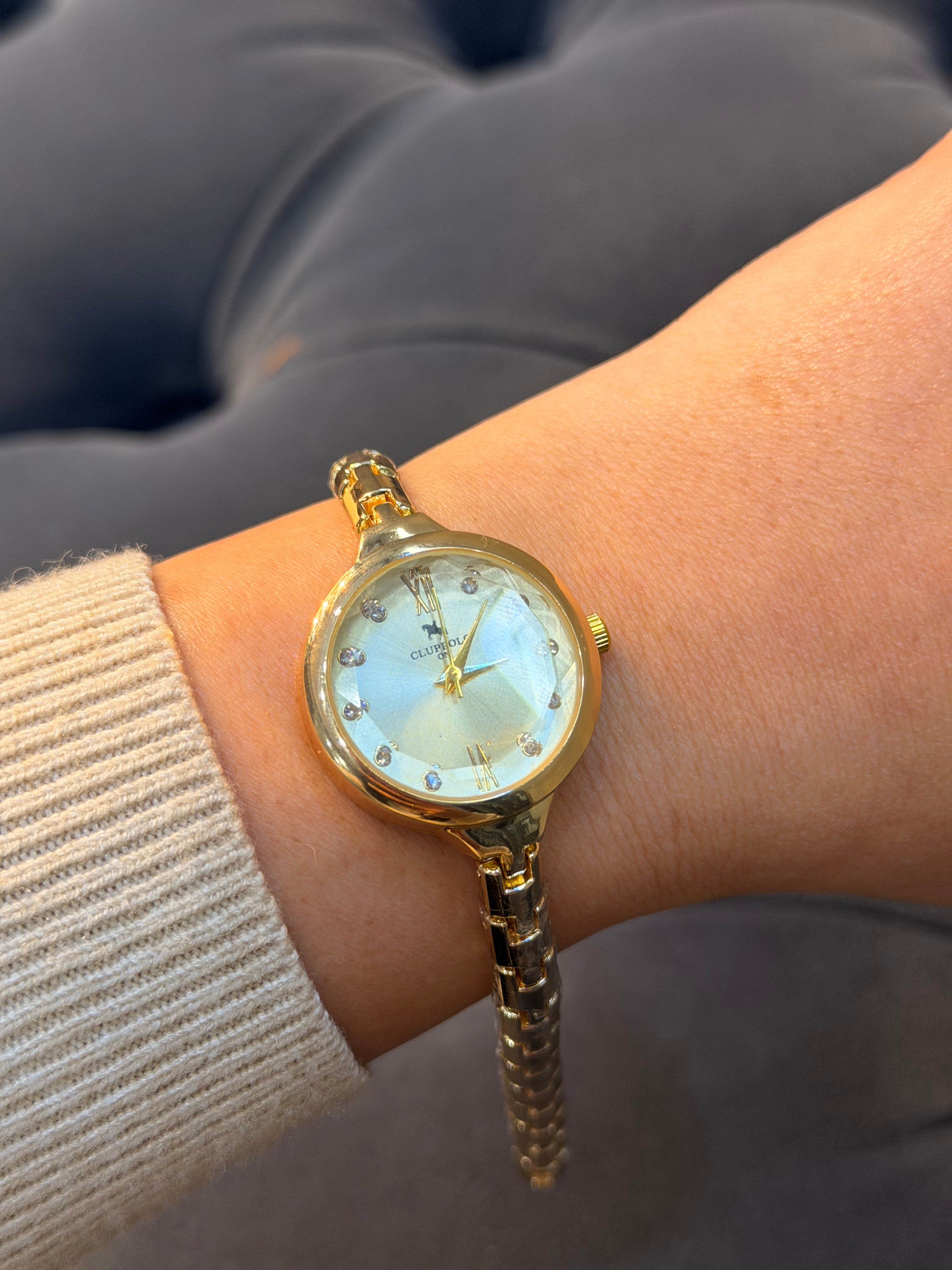 Vintage Model Paslanmaz Çelik Kadın Saat Gold Ürün ana görseli