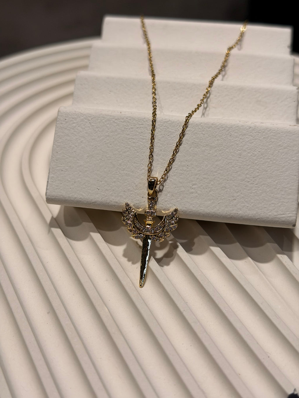 Anka Kuşu Şans Kolyesi Gold