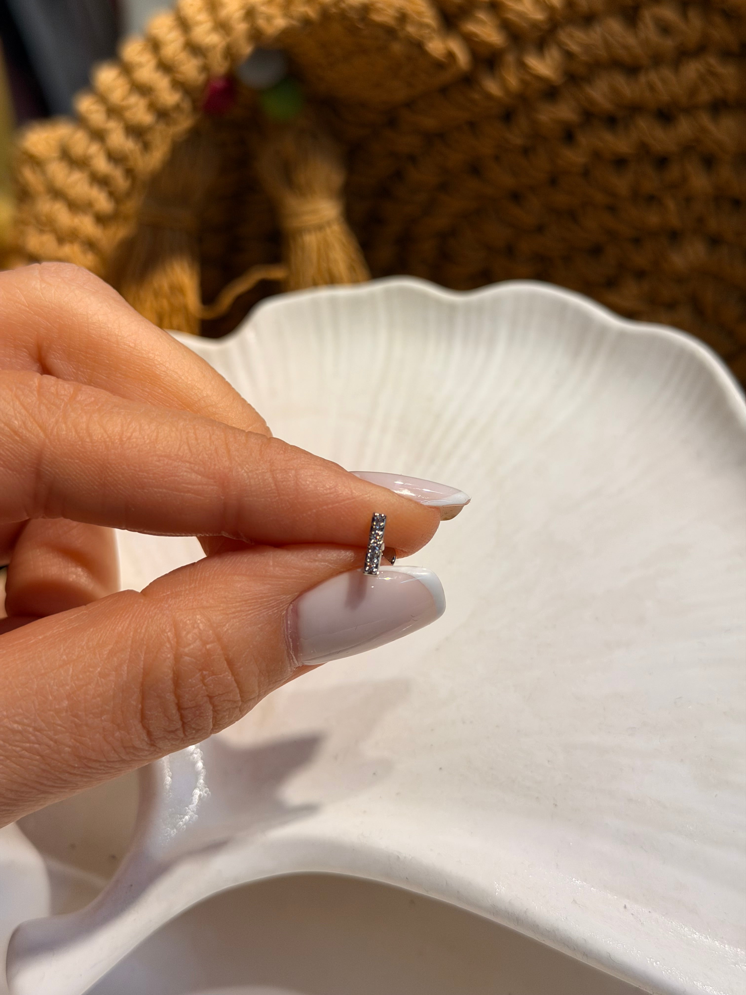 Çubuk Model Cerrahi Piercing Silver