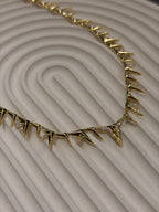 Modern Tasarım Gold Kolye