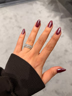 Pırlanta Taşlı Çift Yüzük Görünümlü Ayarlanabilir Yüzük