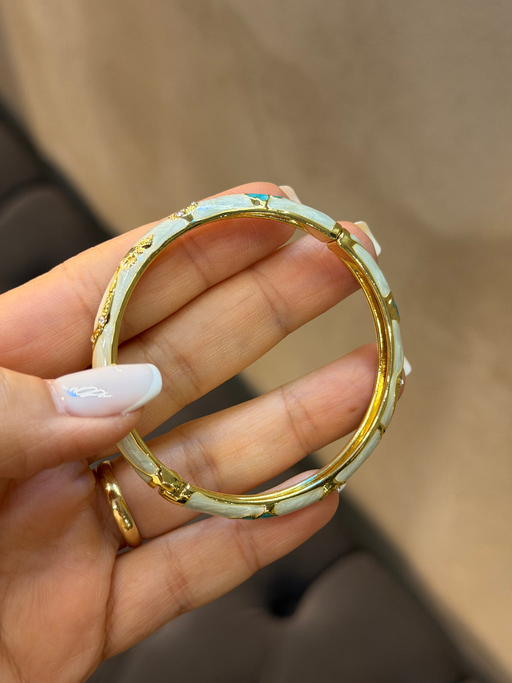 Renkli Detaylı Kelepçe Bileklik