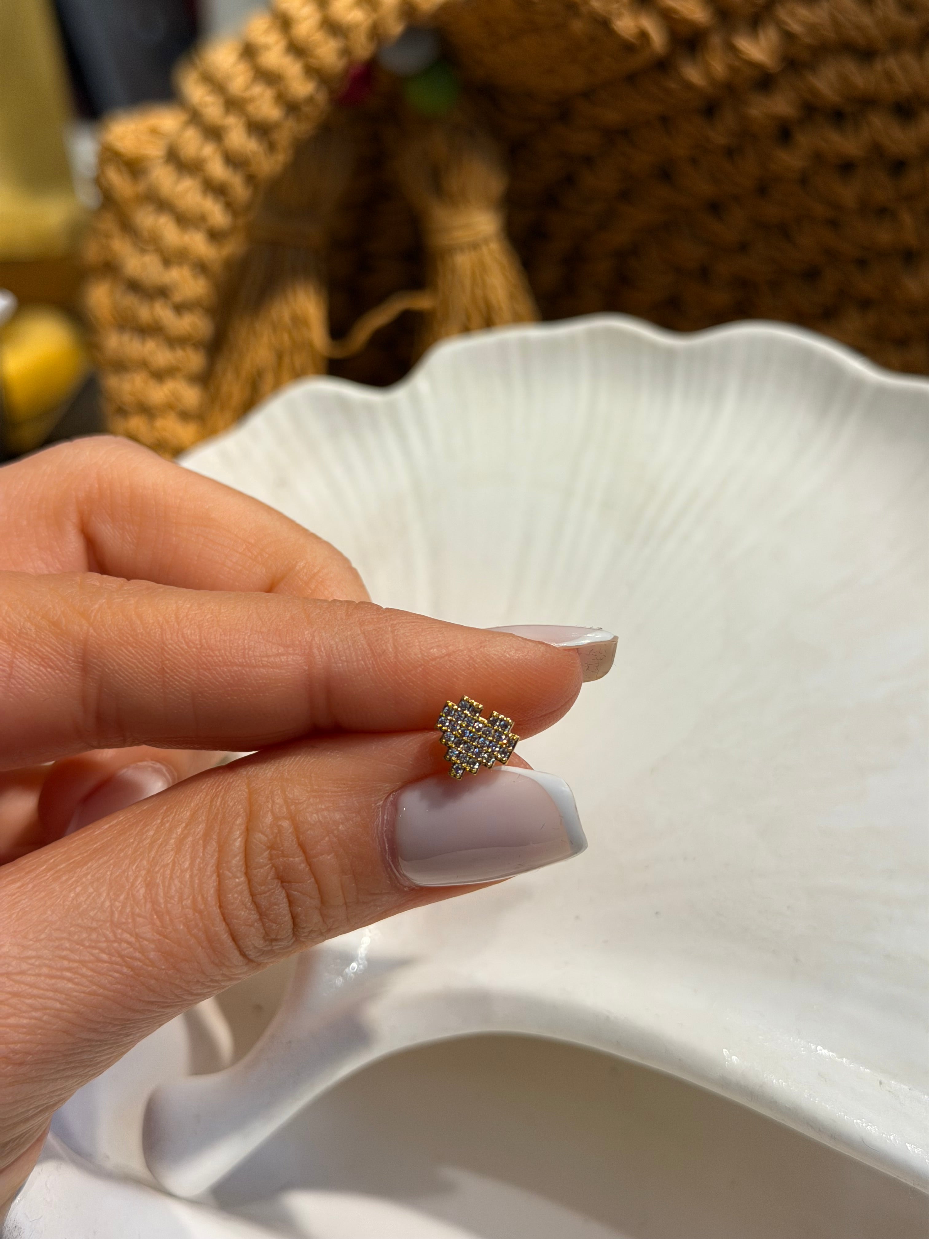 Lego Görünümlü Cerrahi Piercing Gold