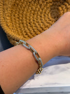 Xuping Seri 14k Altın Kaplama Pırlanta Taşlı Halat Bileklik