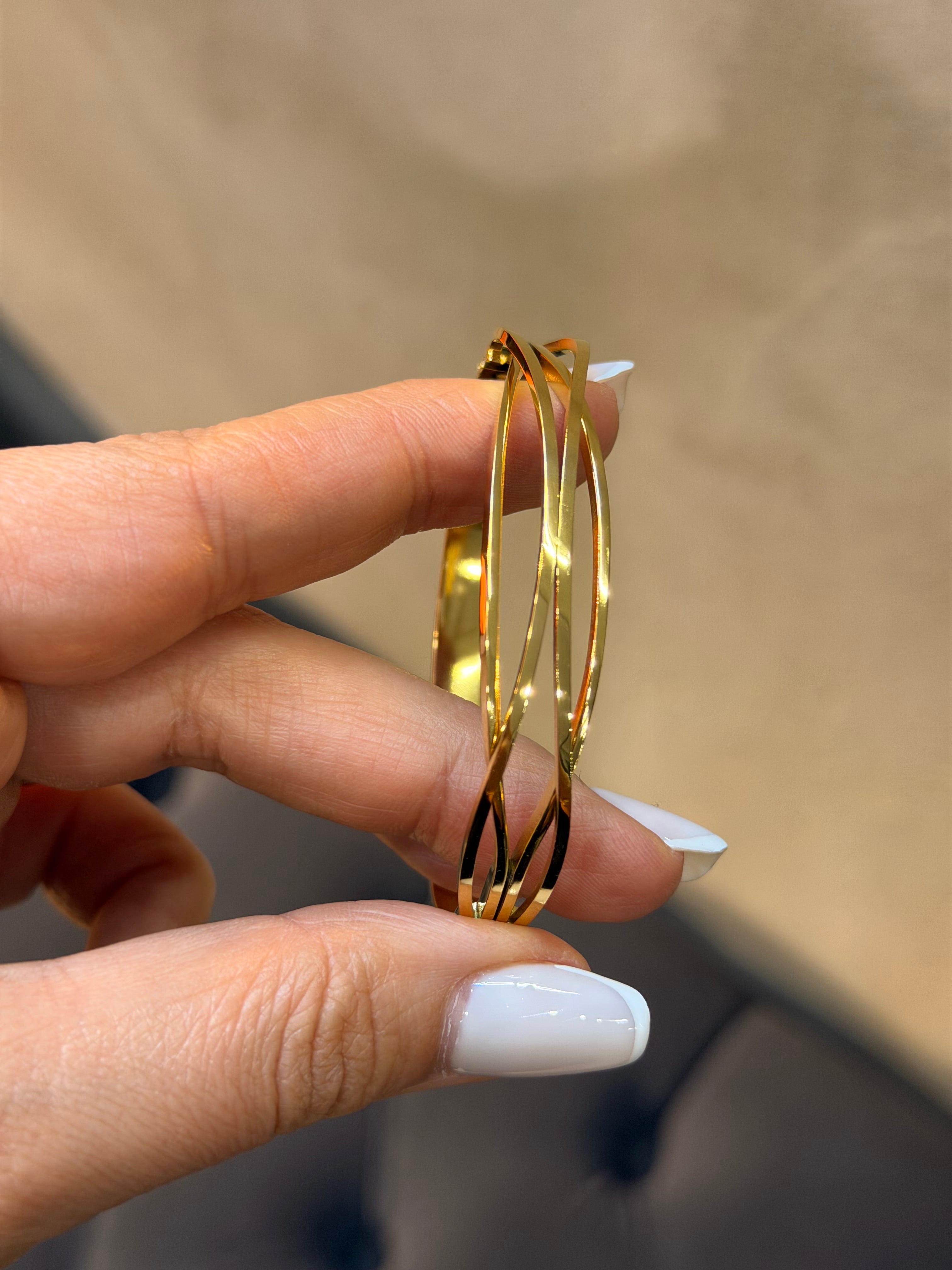 14k Kuyumcu Modeli Bileklik Kelepçe