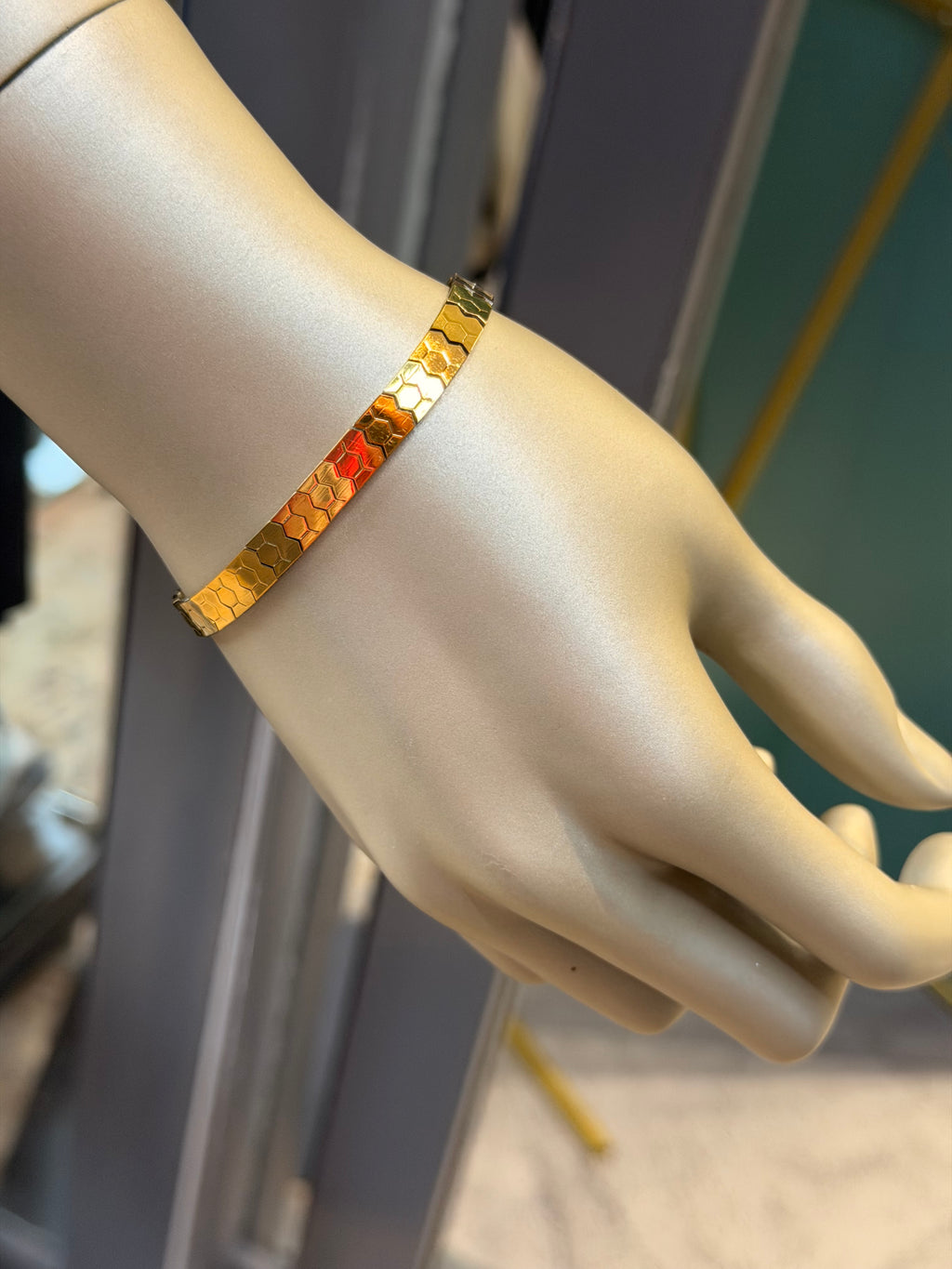 Xuping Seri 14k Altın Kaplama Petek Model Bileklik