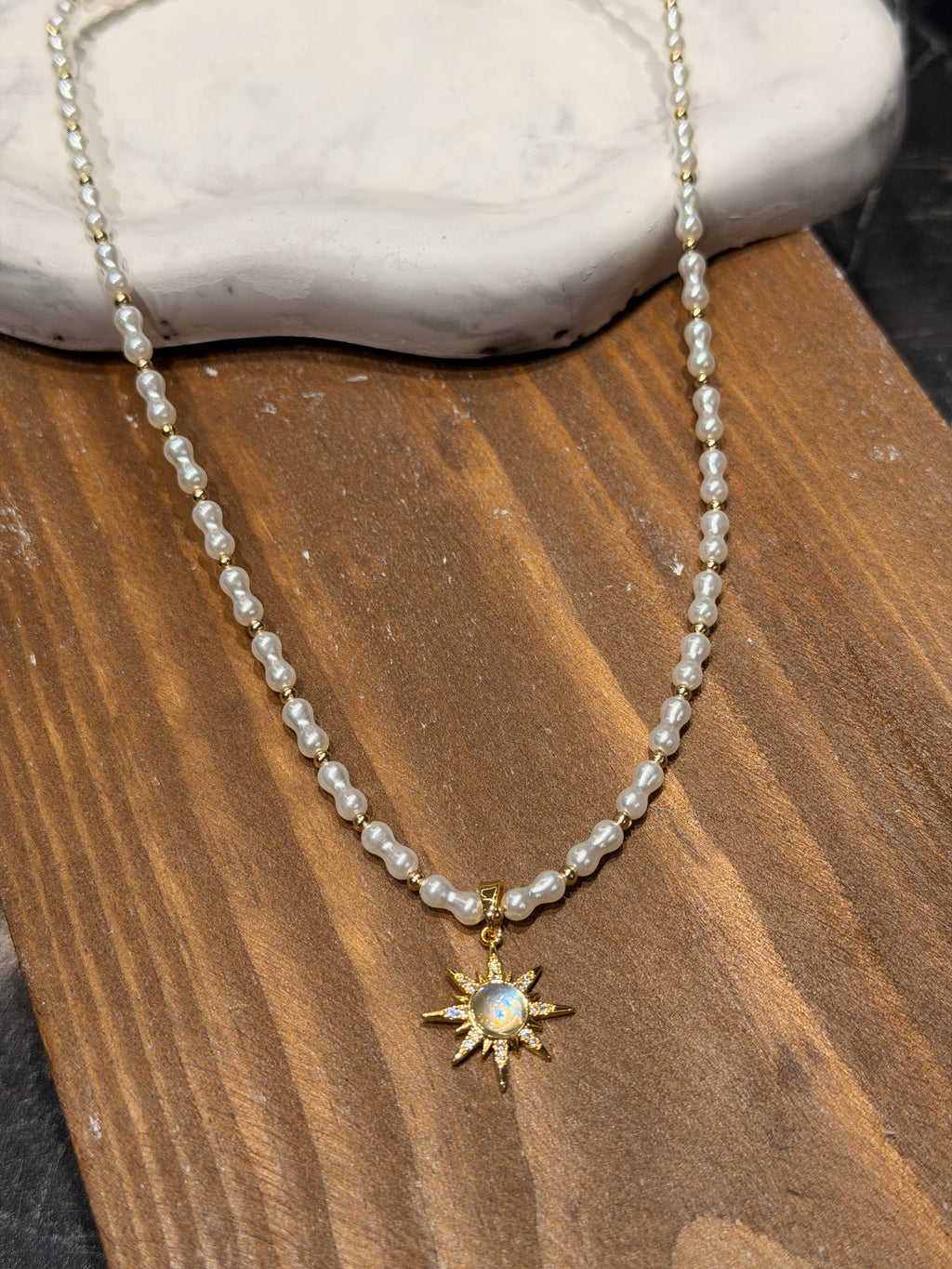 Yıldız İnci Kolye