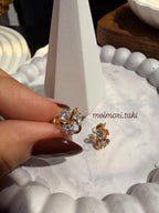 Xuping Pırlanta Çiçek Taşlı Model Küpe