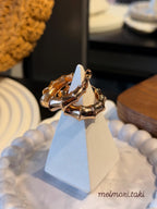 Xuping Vıntage Bambu Model Küpe