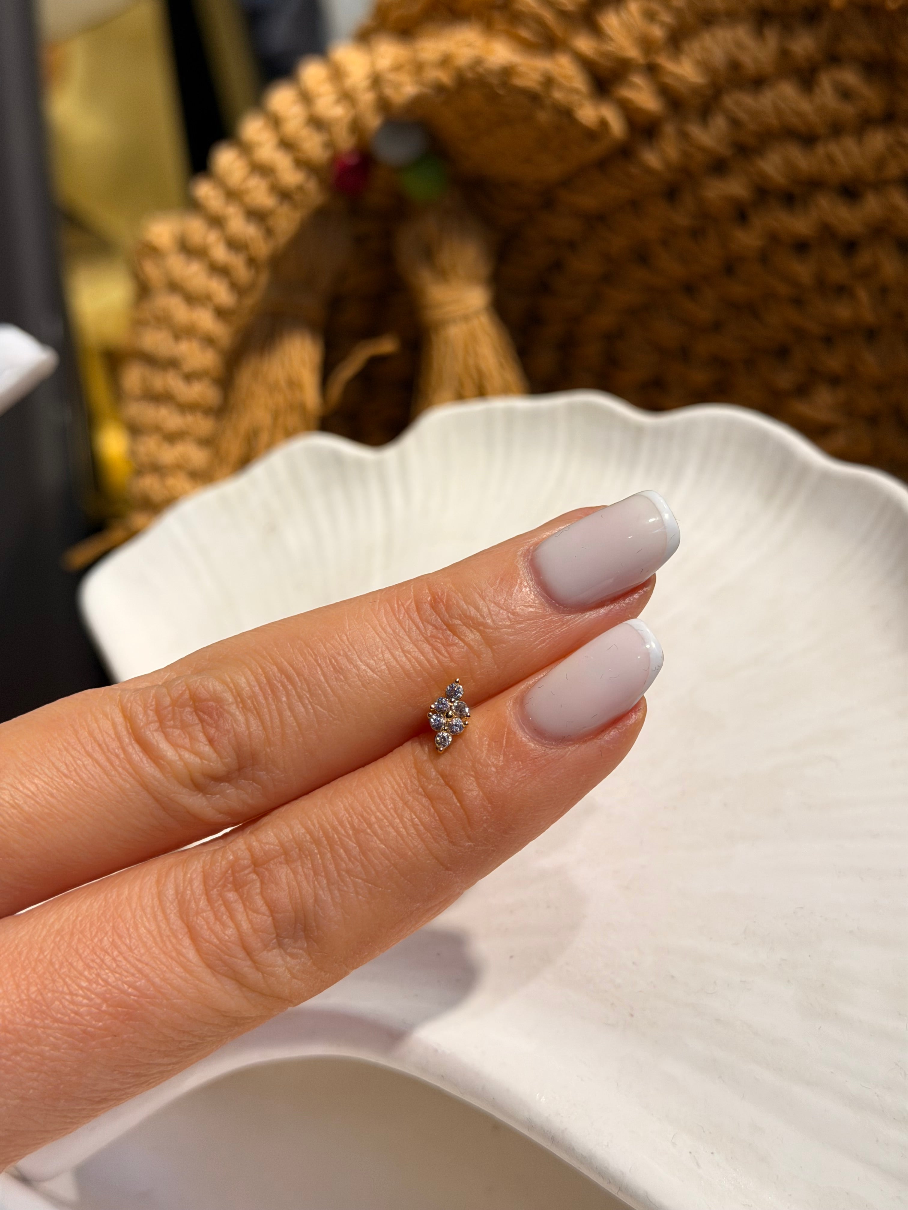 Geometrik Şekil Model Cerrahi Piercing