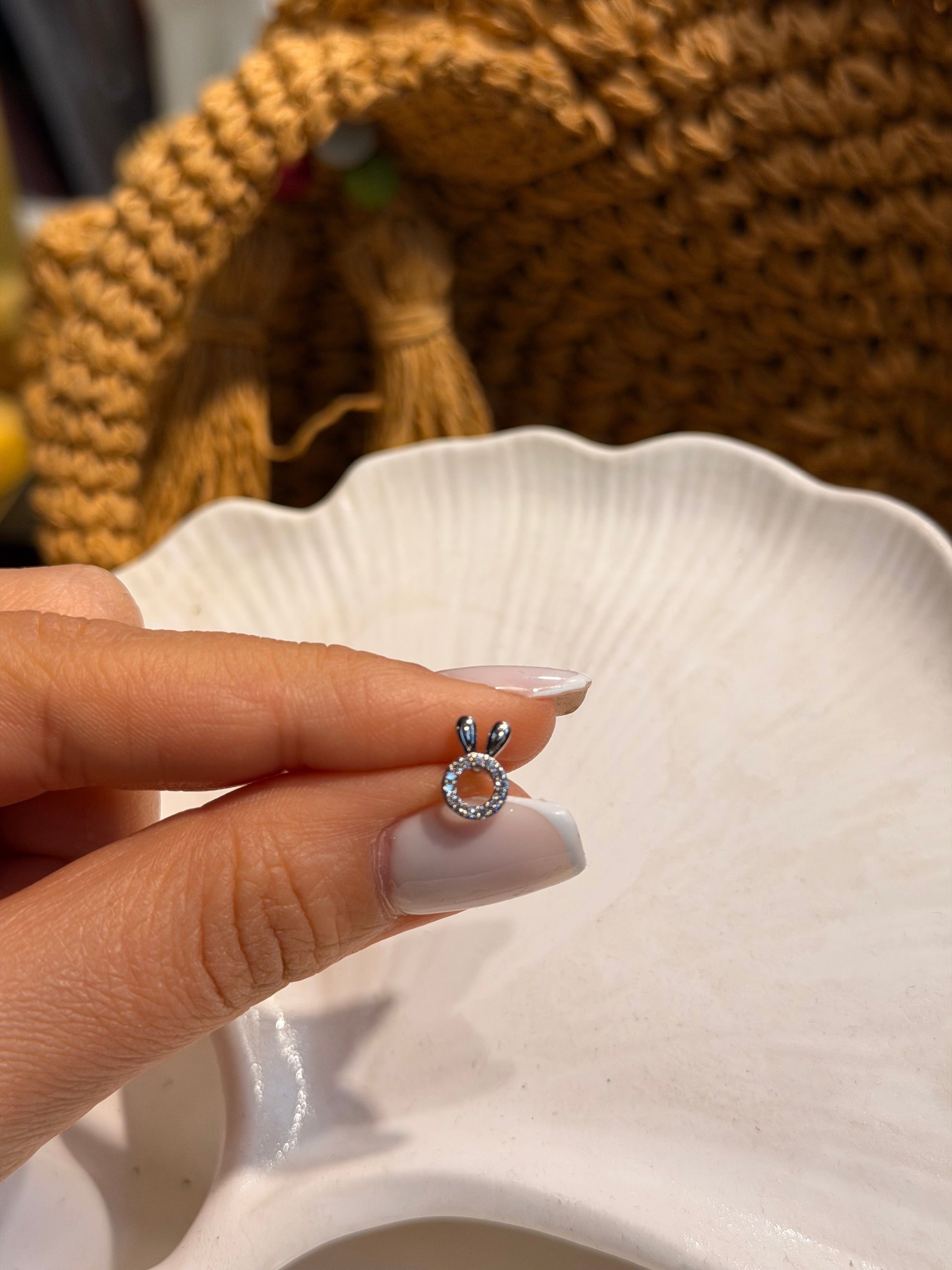 Tavşan Kulak Model Cerrahi Piercing Silver