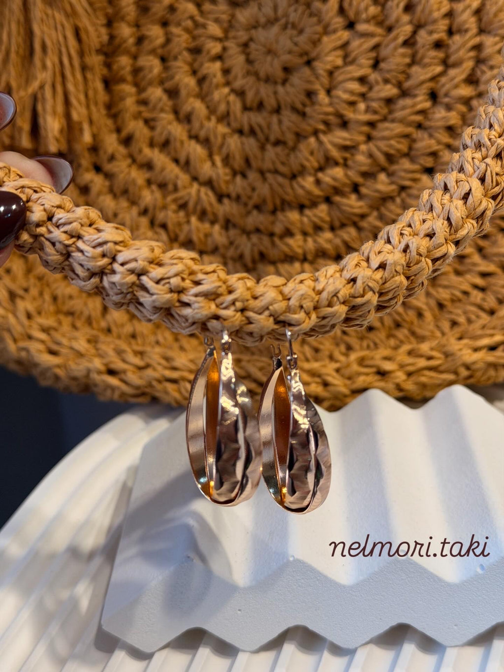 Xuping Vıntage Yaprak Model Küpe