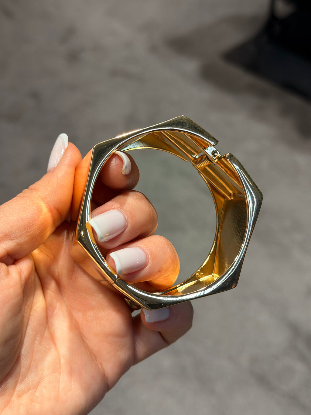 Golden Edge Kalın Bileklik