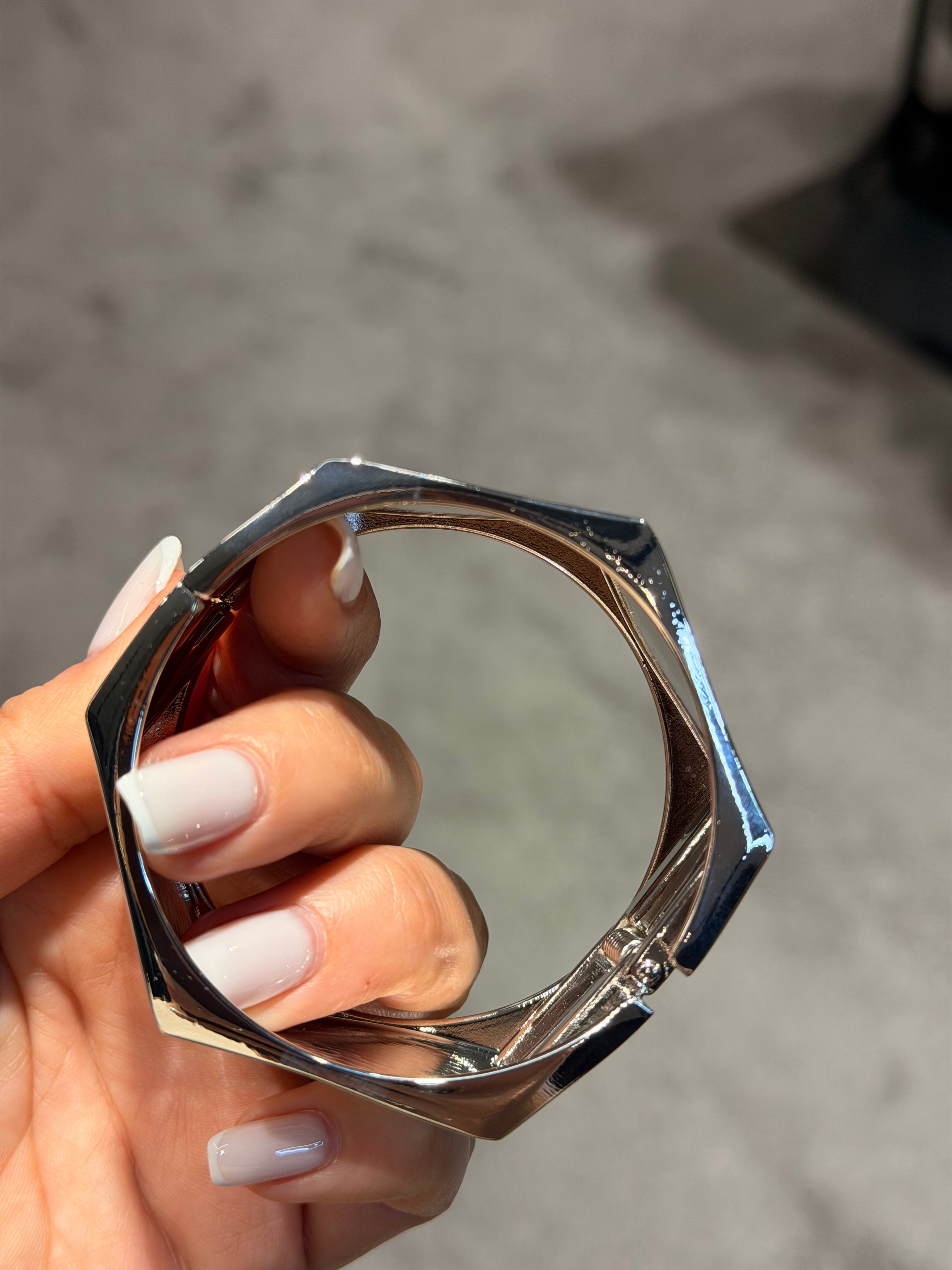 Silver Edge Kalın Bileklik