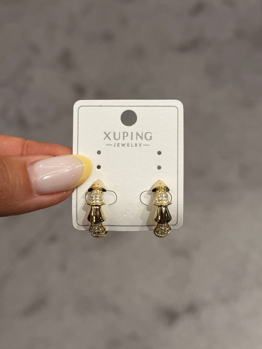 14k Altın Kaplama Tasarım Küpe