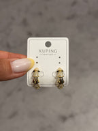 14k Altın Kaplama Tasarım Küpe
