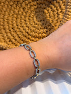 Xuping Seri 14k Altın Kaplama Pırlanta Taşlı Zincir Bileklik