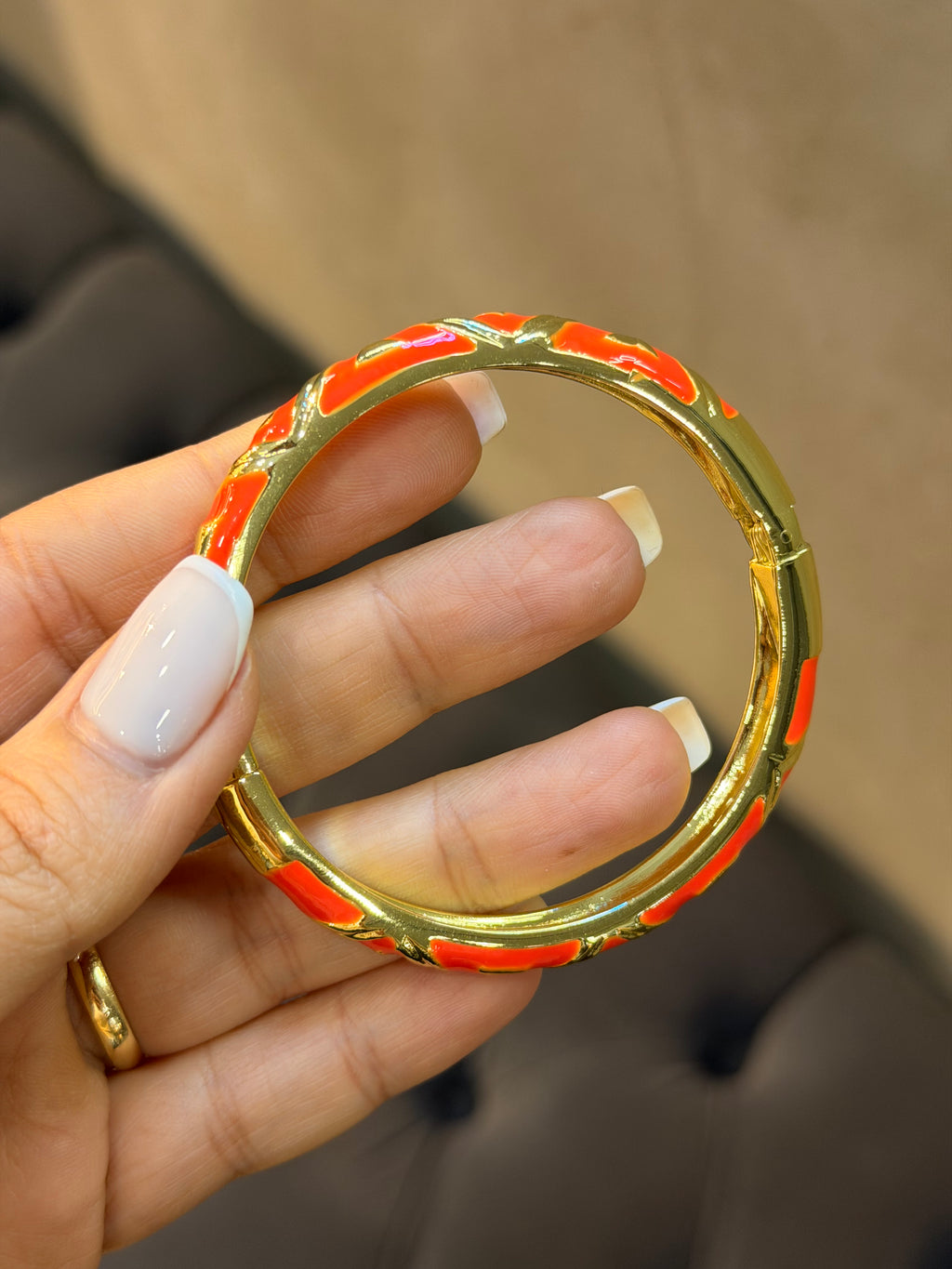 Renkli Detaylı Kelepçe Bileklik