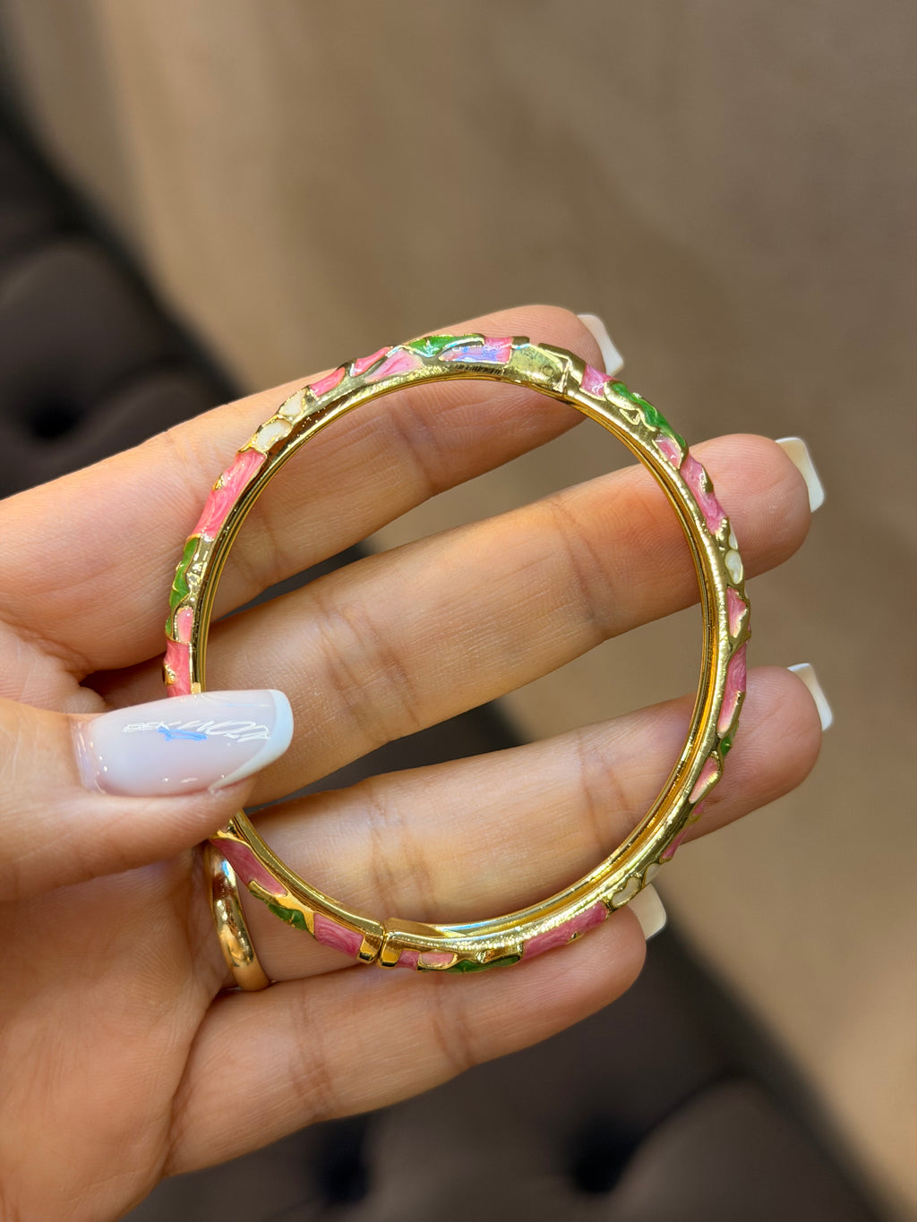 Renkli Detaylı Kelepçe Bileklik