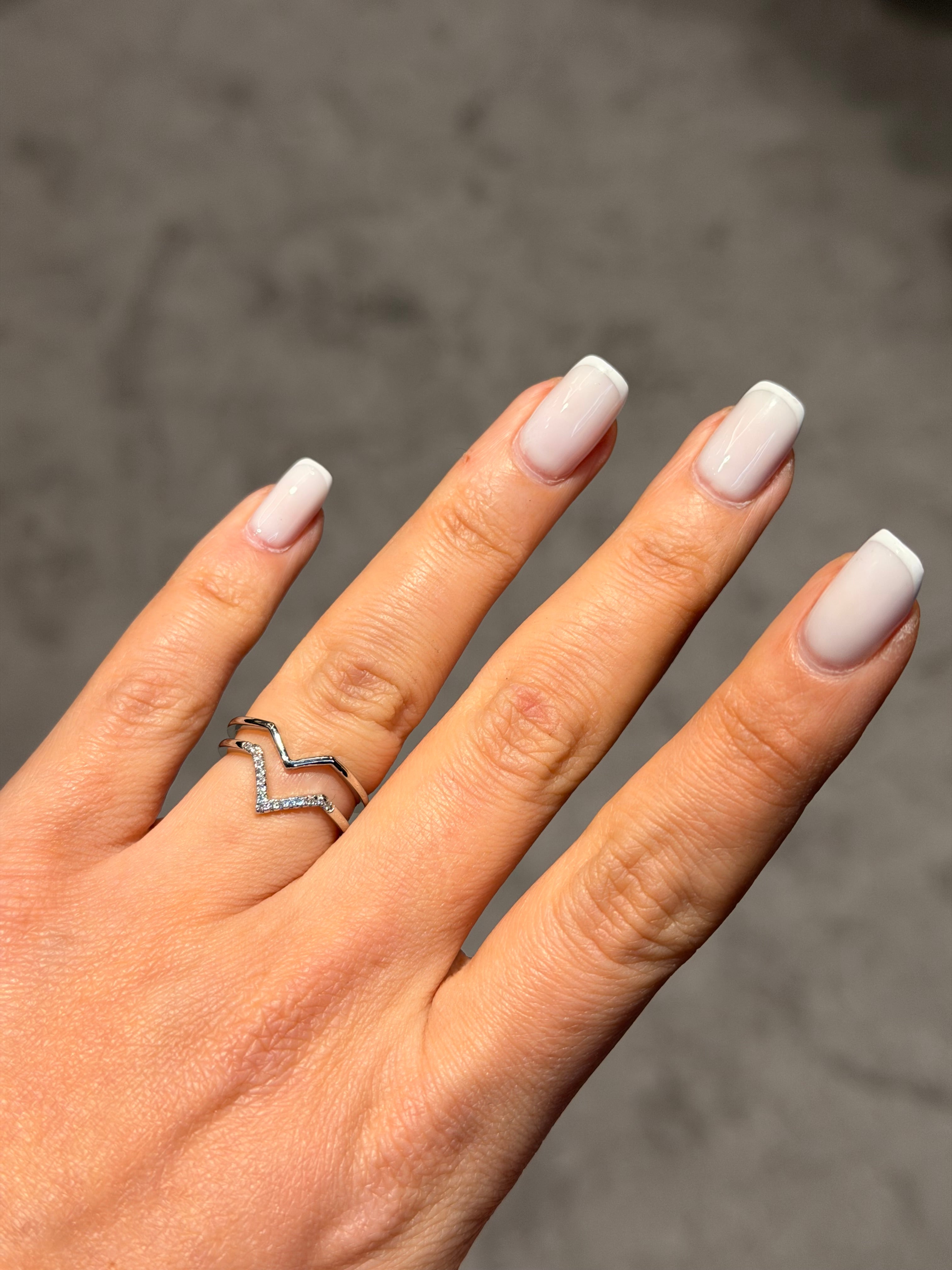 Zikzak Model Ayarlanabilir Yüzük Silver Ürün ana görseli