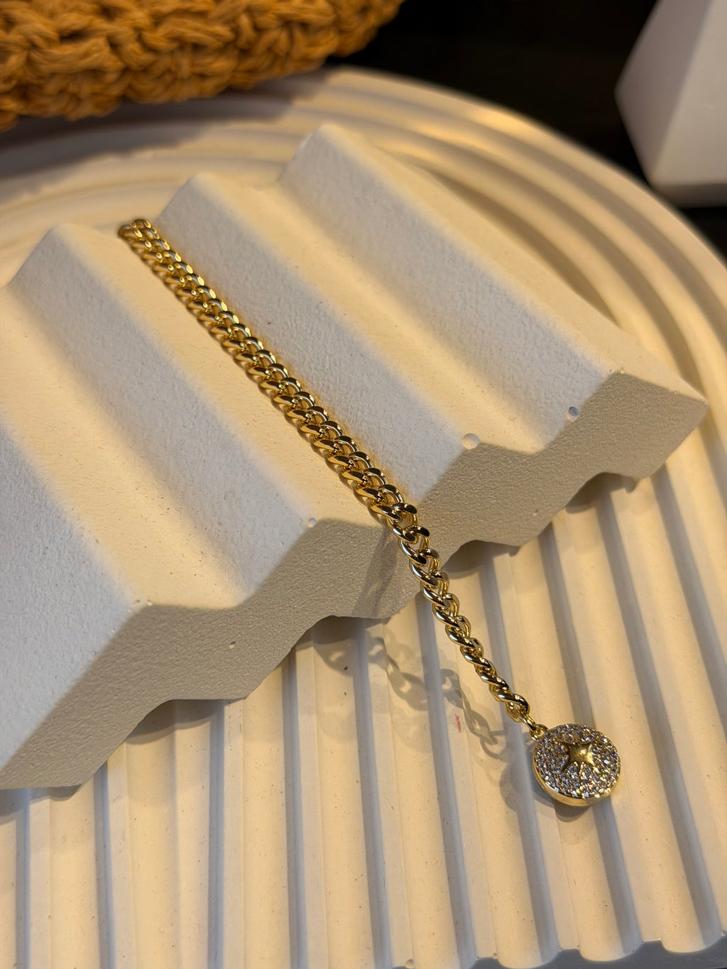 Xuping Seri 14k Altın Kaplama Pırlanta Taşlı Bileklik