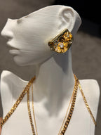 Çiçek Bahçesi Tasarım Vintage Küpe