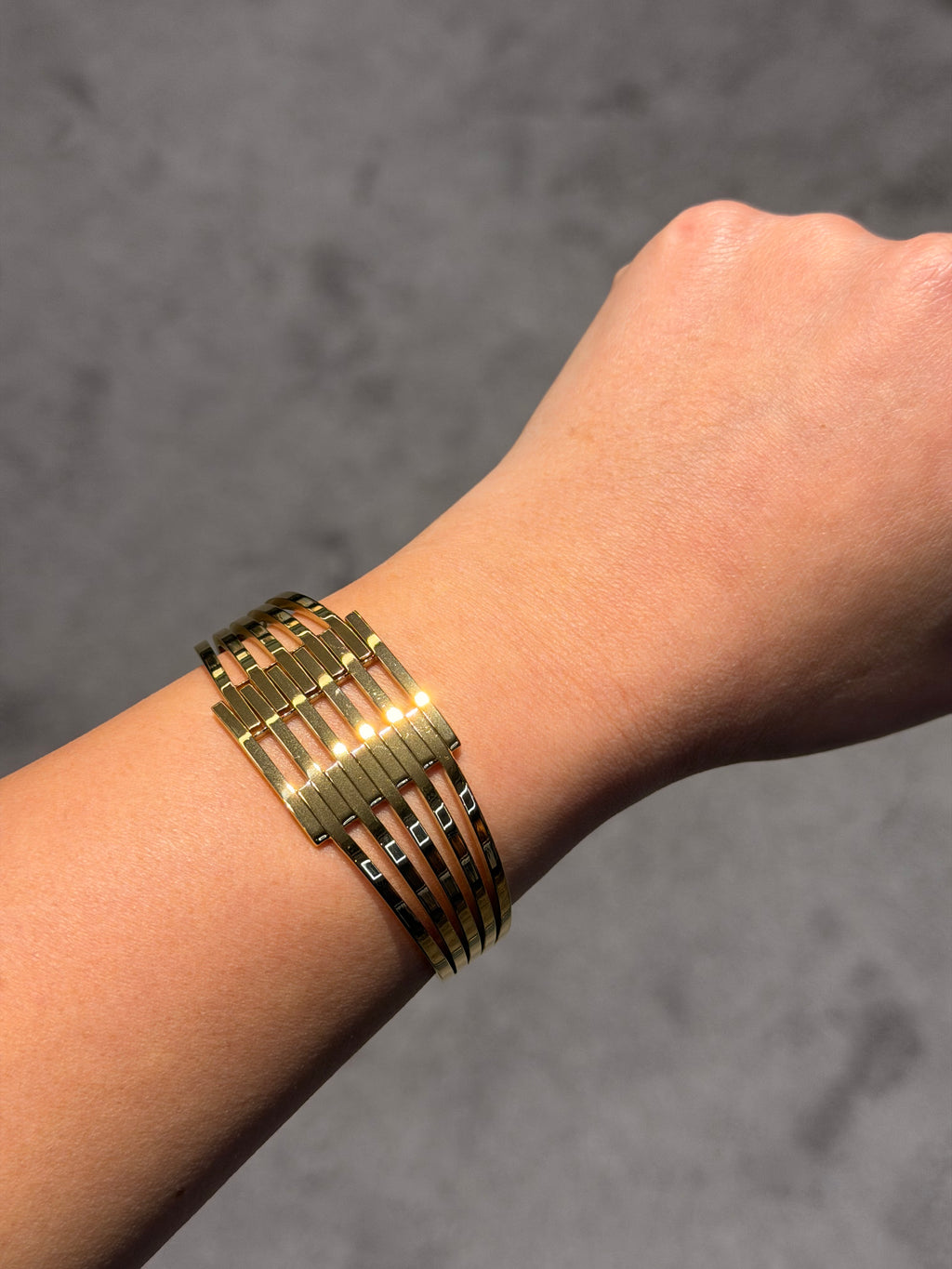 14k Kuyumcu Model Kelepçe Bileklik