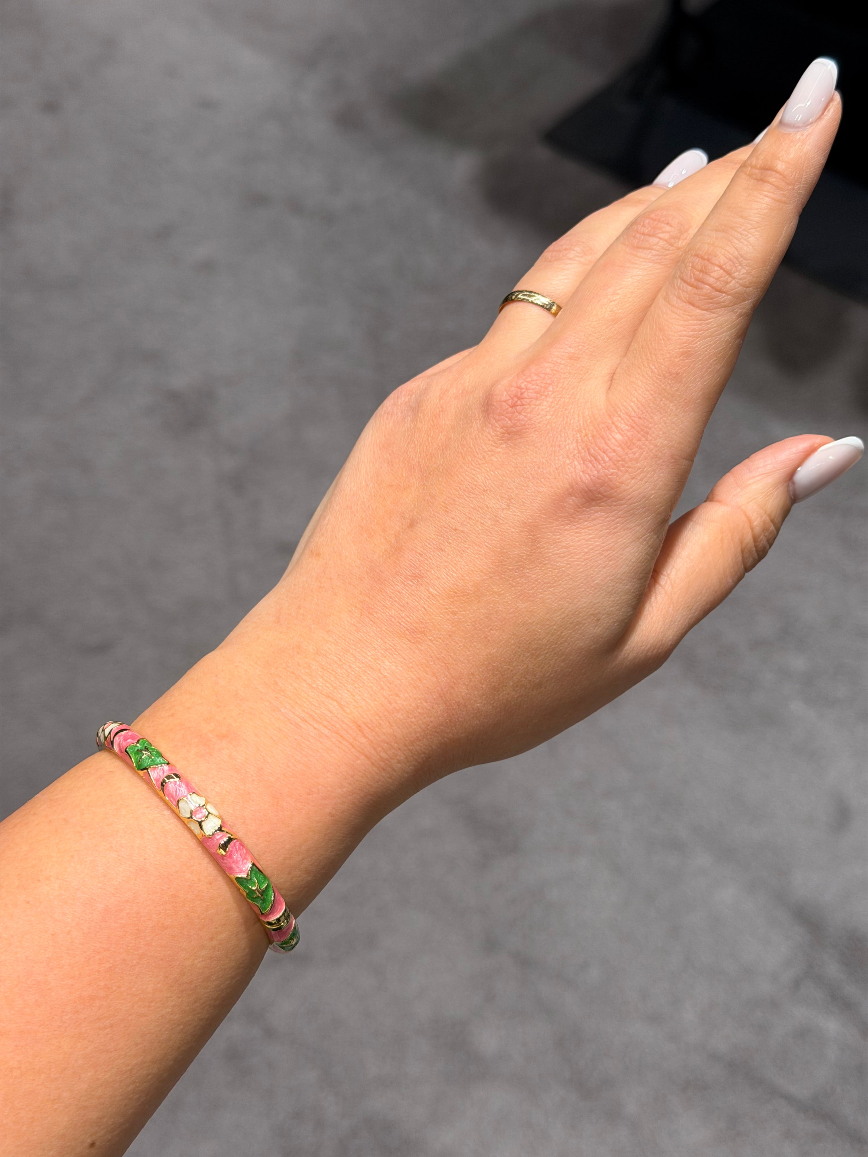 Renkli Detaylı Kelepçe Bileklik