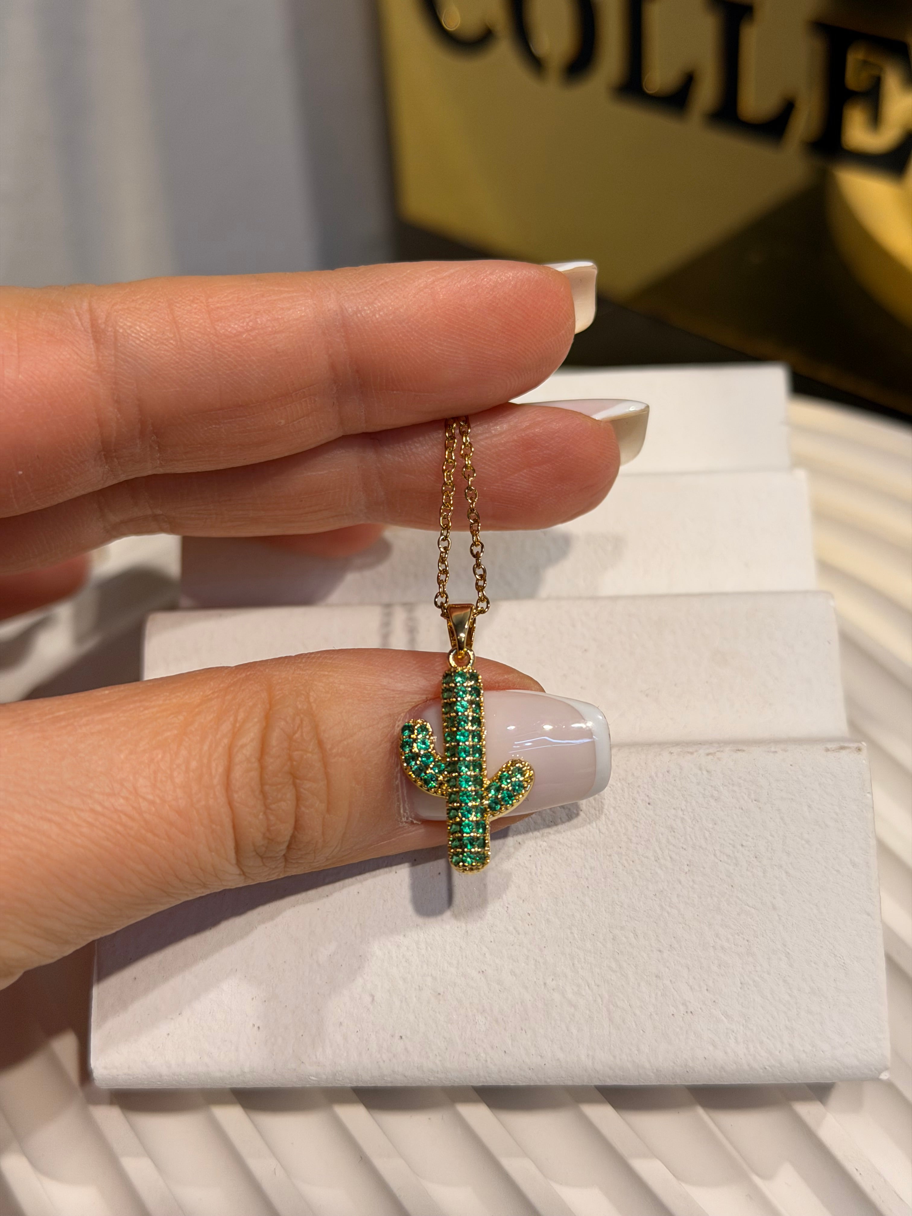 Kaktüs Güç Kolyesi Ürün ikincil görseli