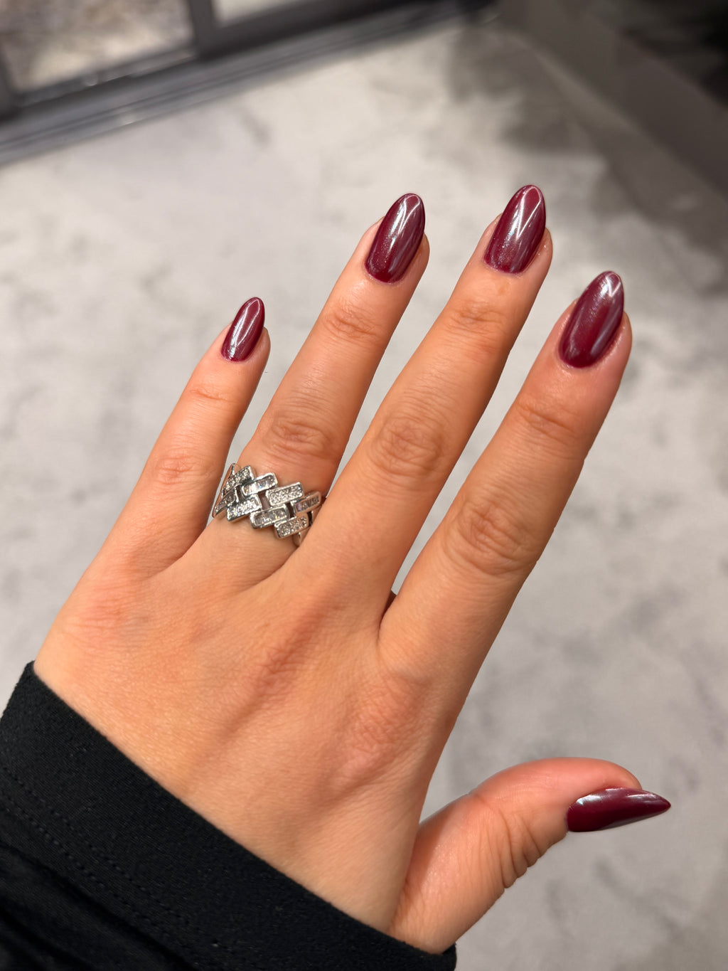 Tasarım Pırlanta Taş Model Ayarlanabilir Yüzük