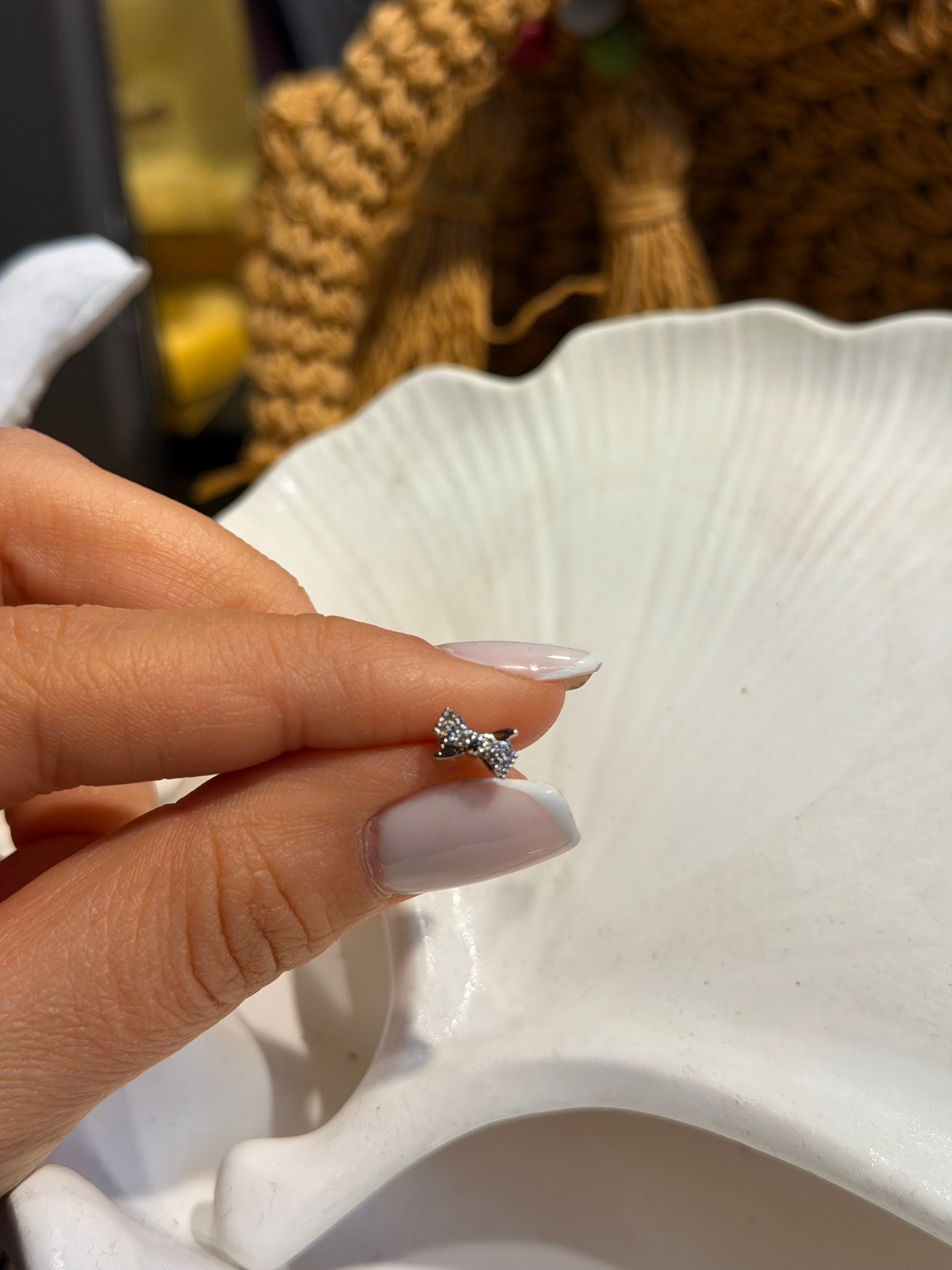 Mini Kurdale Model Cerrahi Piercing Silver