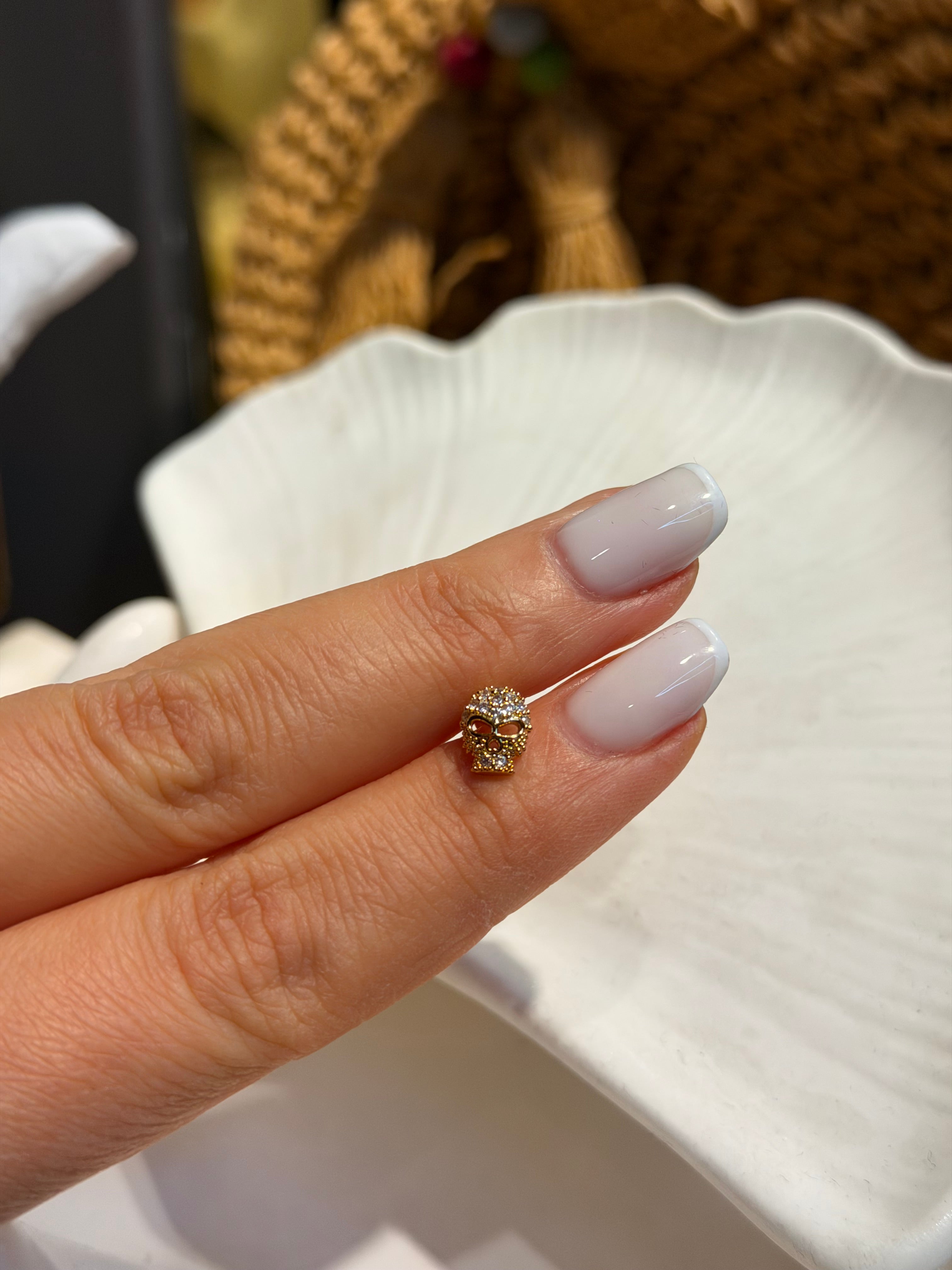 Kuru Kafa Model Cerrahi Piercing Gold