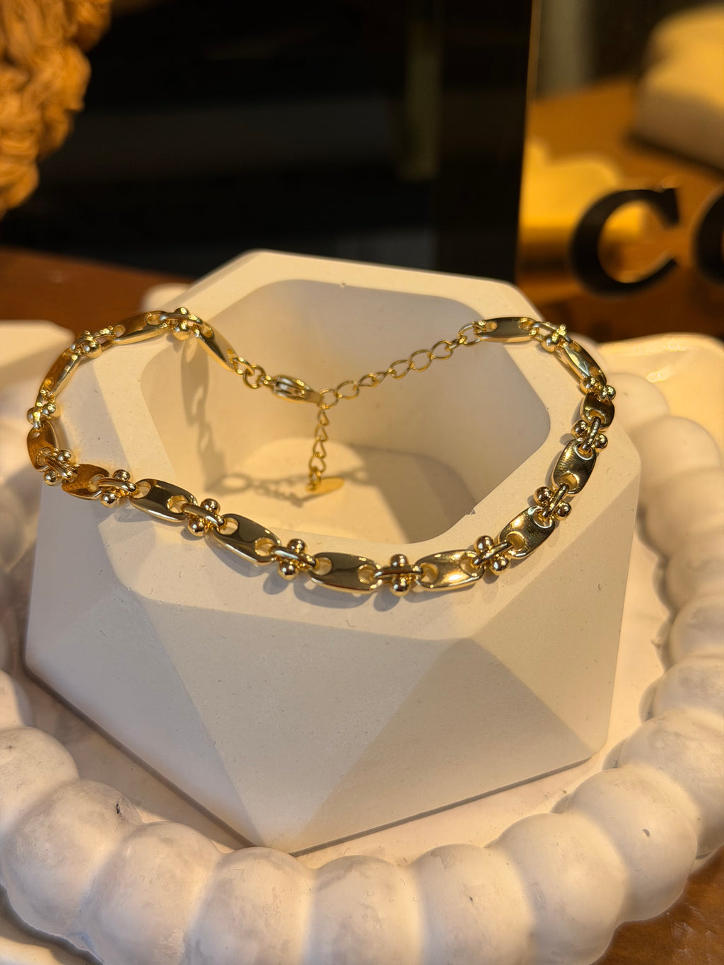 Xuping Seri 14k Altın Kaplama Zincir Bileklik