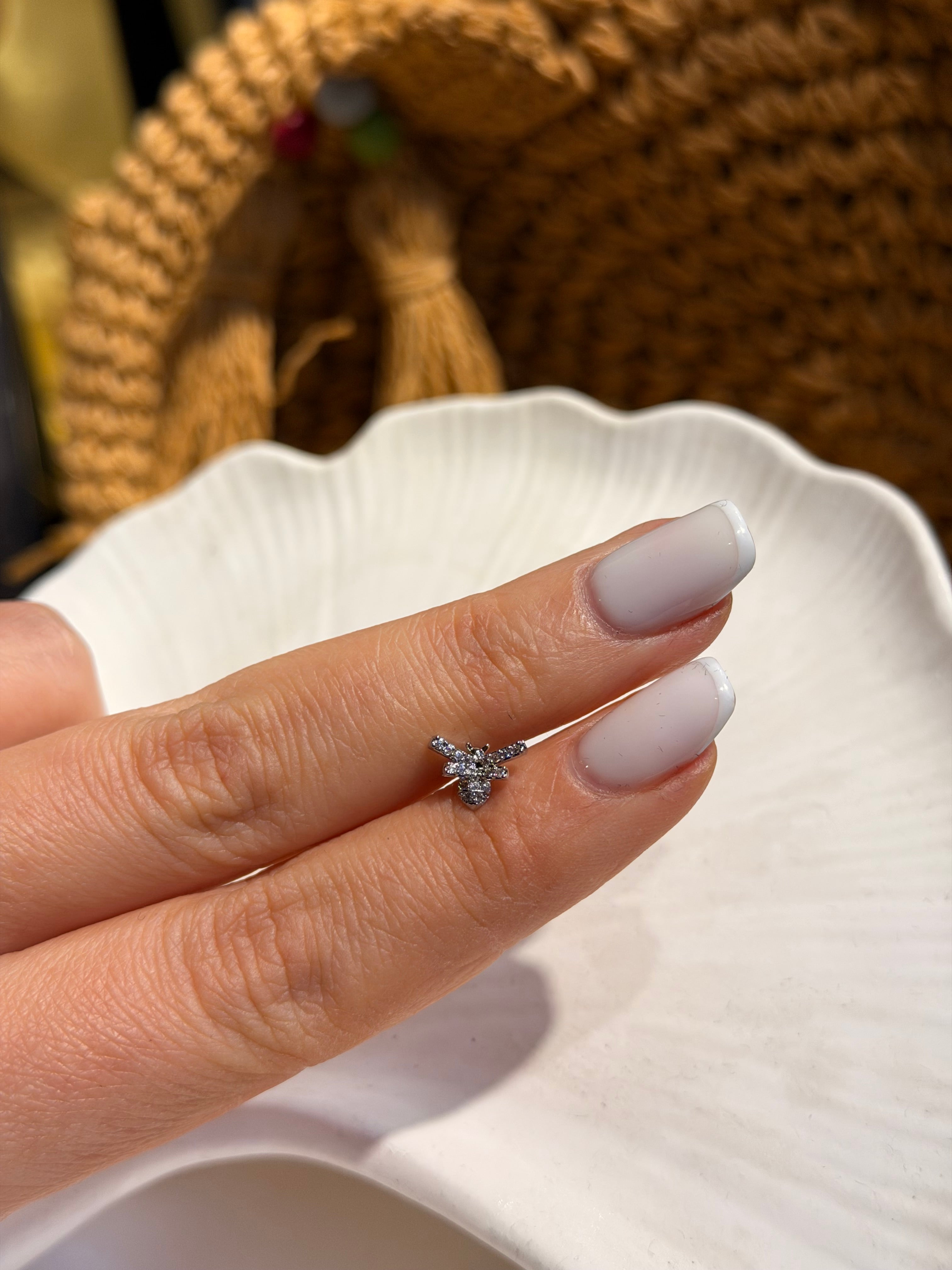 Arı Model Cerrahi Piercing Silver Ürün ana görseli