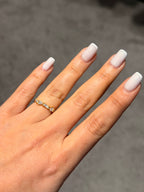 Taşlı Tasarım Model Ayarlanabilir Yüzük Gold