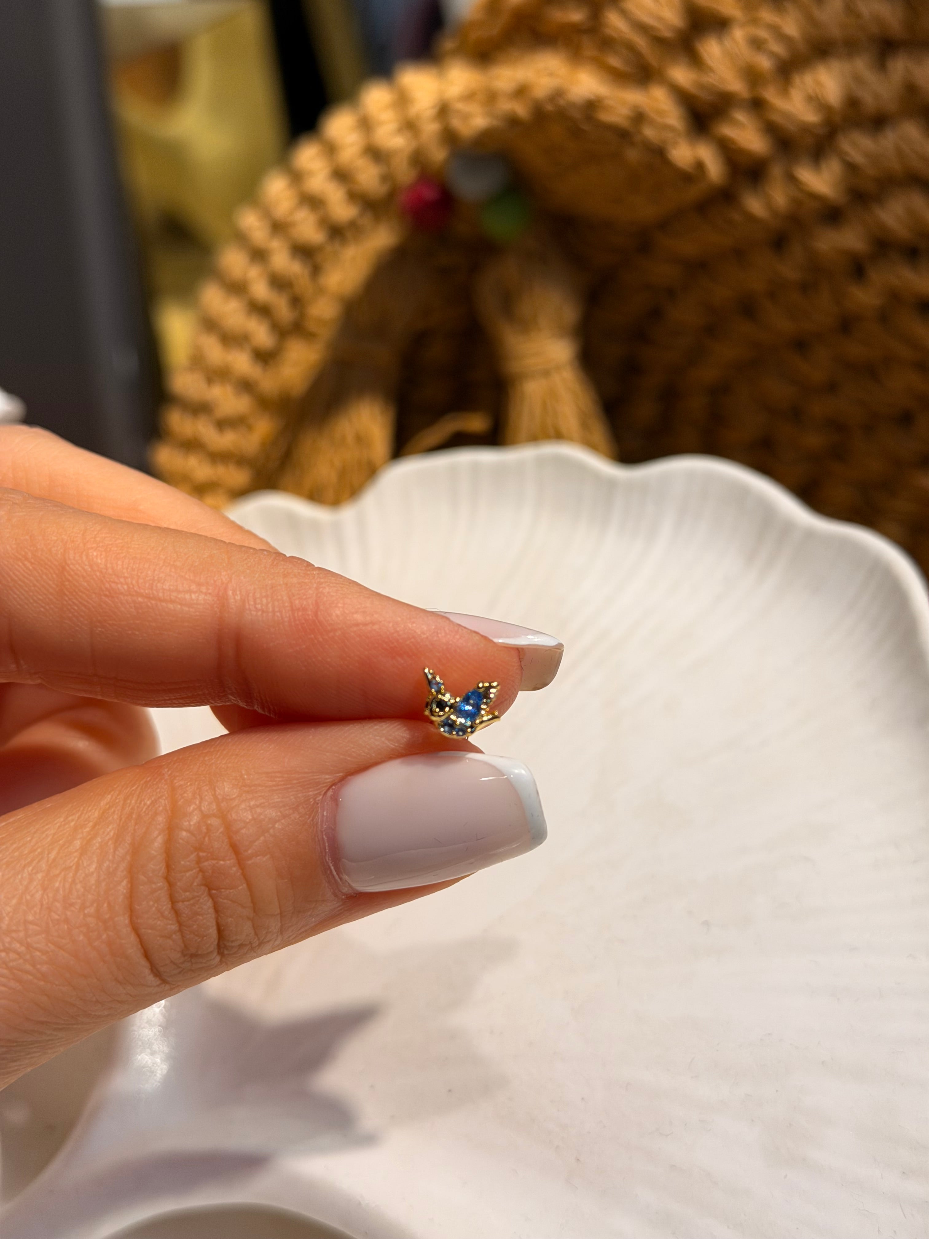 Uçan Kuş Model Cerrahi Piercing Gold