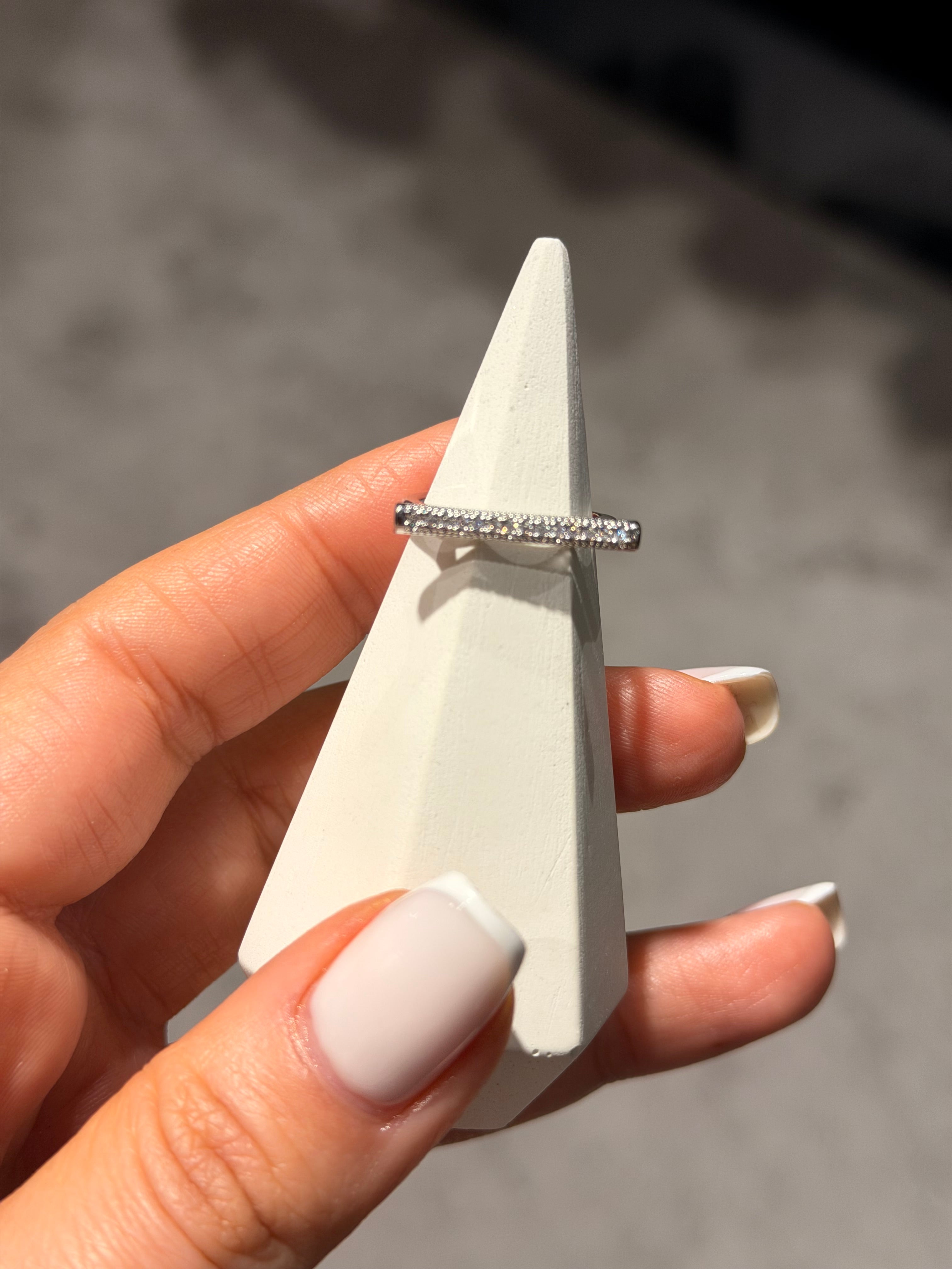 Tasarım Model Ayarlanabilir Yüzük Silver